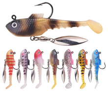 Charger l'image dans la galerie, Leurre Souple – 7 cm / 11,5 g – Cuillère Tournante & Nage Réaliste