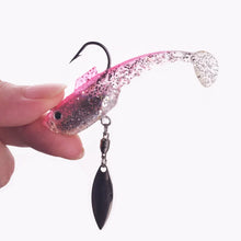Charger l&#39;image dans la galerie, Leurre Souple – 7 cm / 11,5 g – Cuillère Tournante &amp; Nage Réaliste
