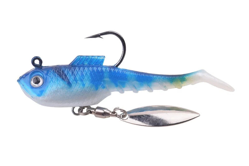 Leurre Souple – 7 cm / 11,5 g – Cuillère Tournante & Nage Réaliste