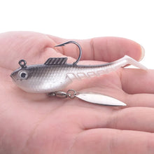 Charger l&#39;image dans la galerie, Leurre Souple – 7 cm / 11,5 g – Cuillère Tournante &amp; Nage Réaliste
