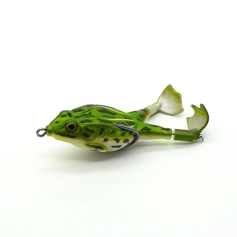 Leurre Grenouille Flottante à Pattes Rotatives