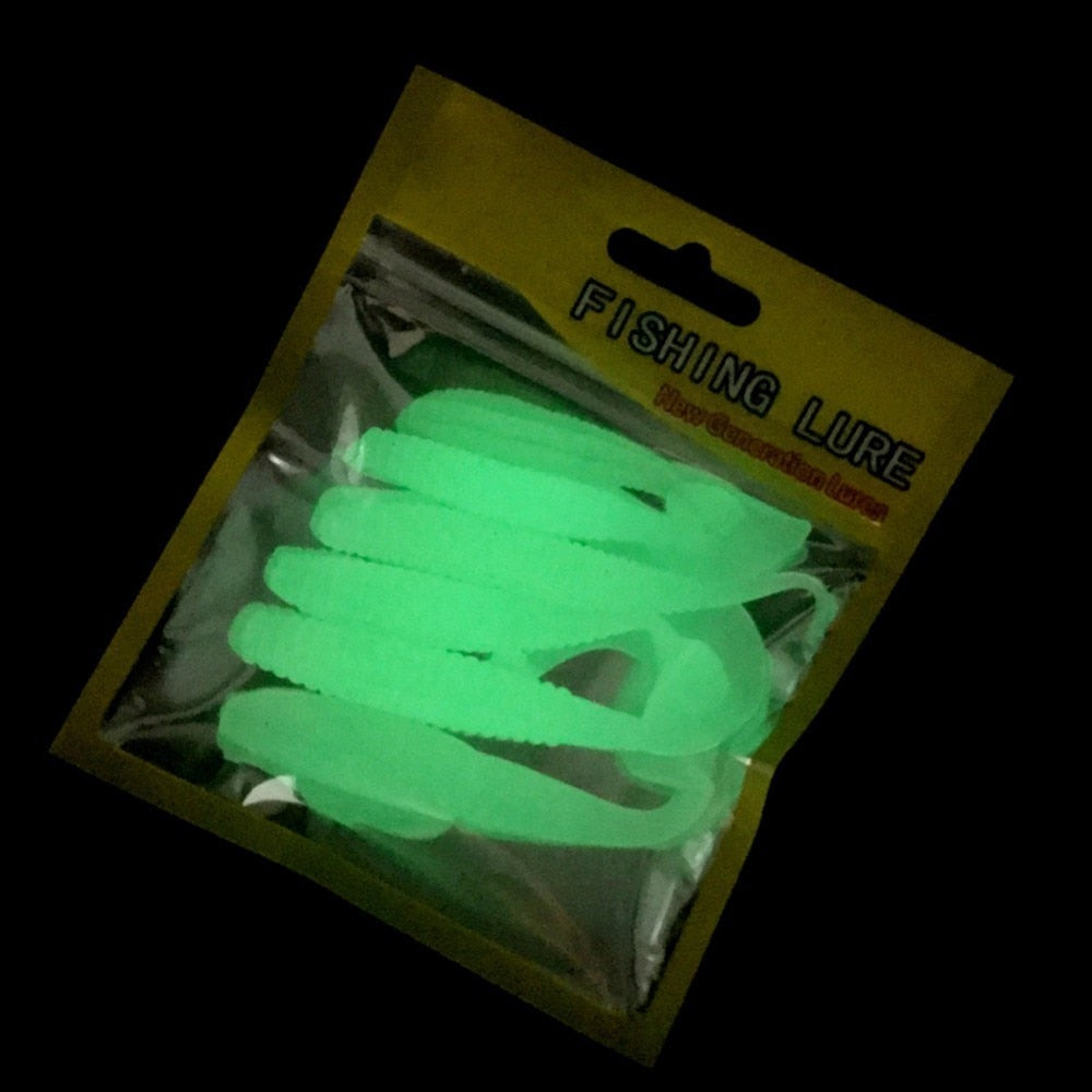 Leurre souple lumineux 6pcs/lot