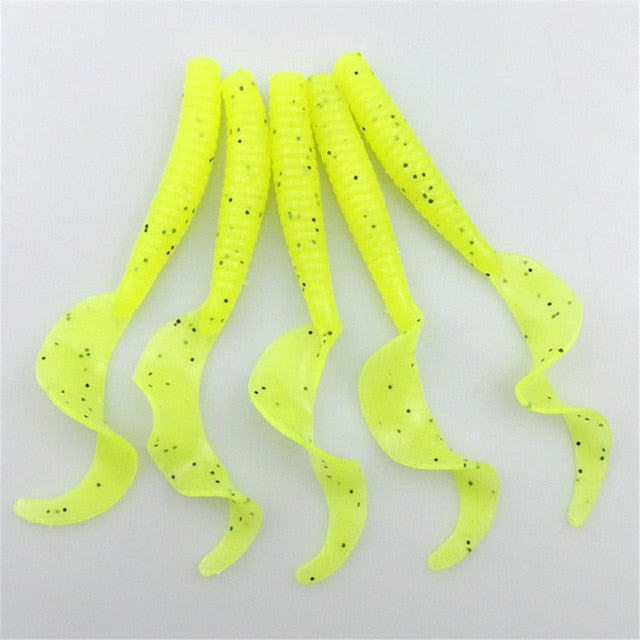 Leurre souple Twist 5Pcs/lot  8cm 4.3g